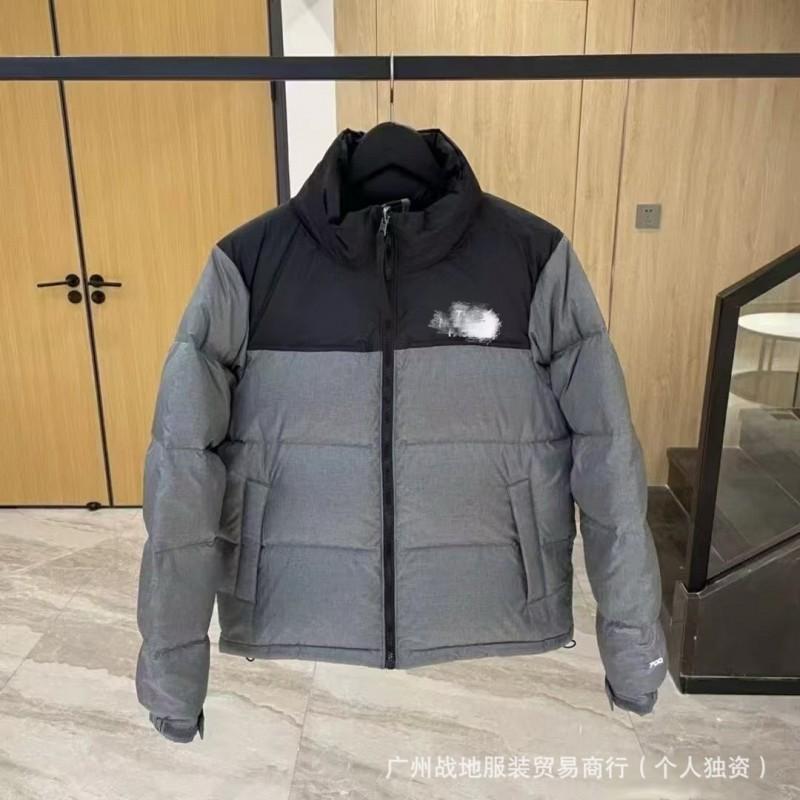 Winter 1996 US Version Plaid Hooded Cotton Jacket Unisex Warm Embroidered Couple Coat