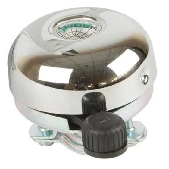 Sonnette de vélo - WIDEK - Chromée - Aluminium - Mixte - Couleur Chrome