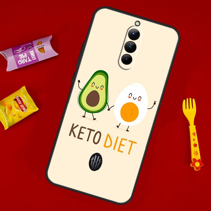 Cute Avocado Fruits Case For ZTE Nubia Red Magic 10 Air 6 6S 7S For Red Magic 11 10 9 8 8S 9S 10S Pro Plus Cover