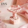 Dressing Table Accessory Heart Shape Jewelry Tray, with Bow Design, 3D Printed Desktop Storage Organizer, Macaron Color Tray Matte Finish Display
