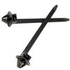 100pcs Nylon Cable Tie Wrap Fixed Fastener Clips Cars Mount Wire Tie Clip Car Hose Fastening Zip Strap Kit