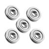 10 Pcs Metal U groove Sealed Guide Wheel Pulley Rail Ball Bearing U604ZZ 4 * 13 * 4mm