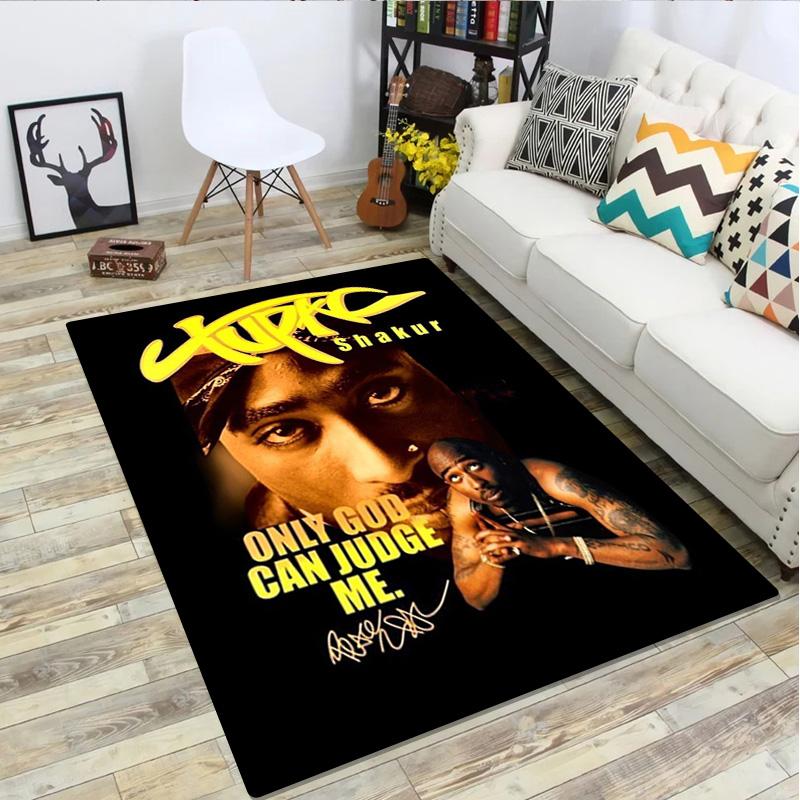 Rug Tupac Carpet Office Decorative Carpet For Living Room Bedroom Door Mat Floor Rug Computer Chair Area Rug