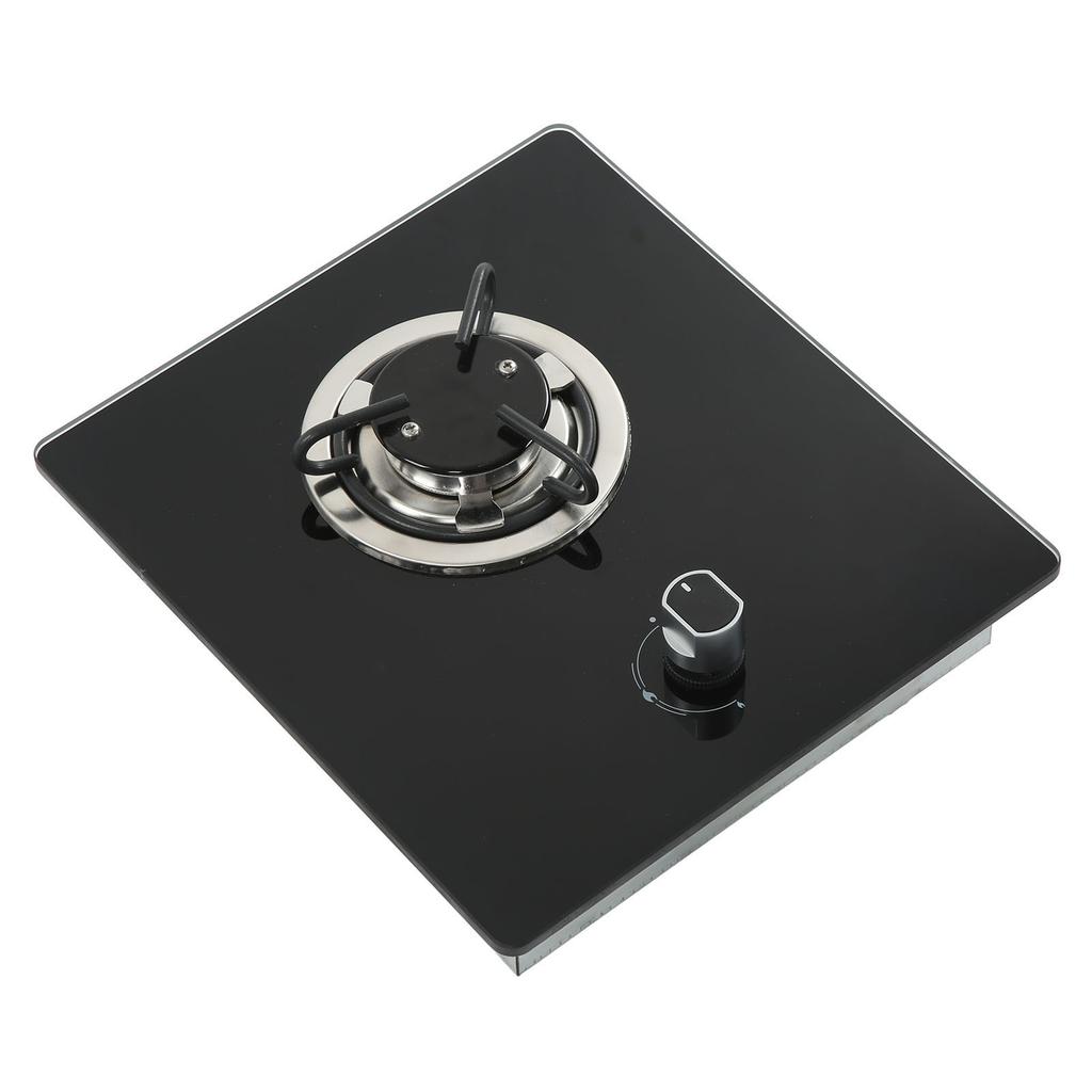RV Gas Stove 290x325mm Tempered Glass Panel 1.8Kw Power Free Fire Adjustment for Caravan Yacht Boat