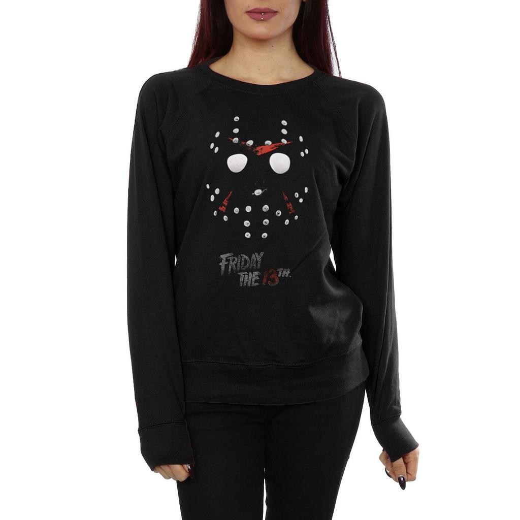 Friday 13th Womens/Ladies Jason Hockey Mask Sweatshirt