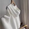 Women's Spring/Summer Solid Color Openwork Hooded Sweatshirt-Style Knit Cardigan