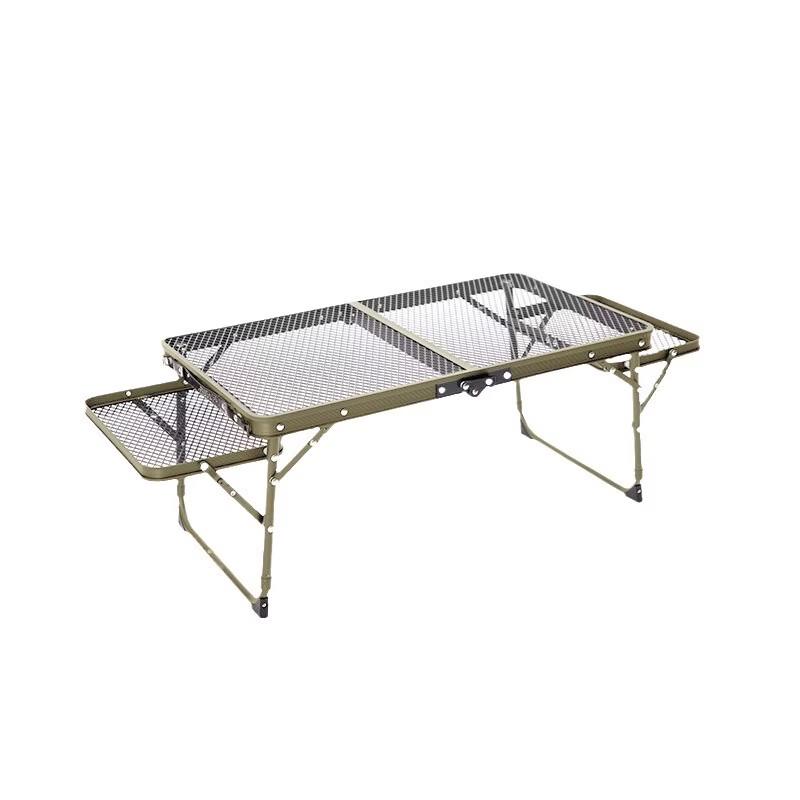 OEING Portable Aluminum Mesh Camping Table