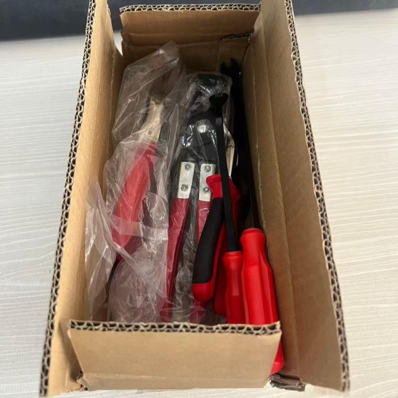 Seven-Piece Auto Repair Tool Set: Power Cut, Clip, Oil Pipe Pliers, Screwdriver, Headlight Pliers