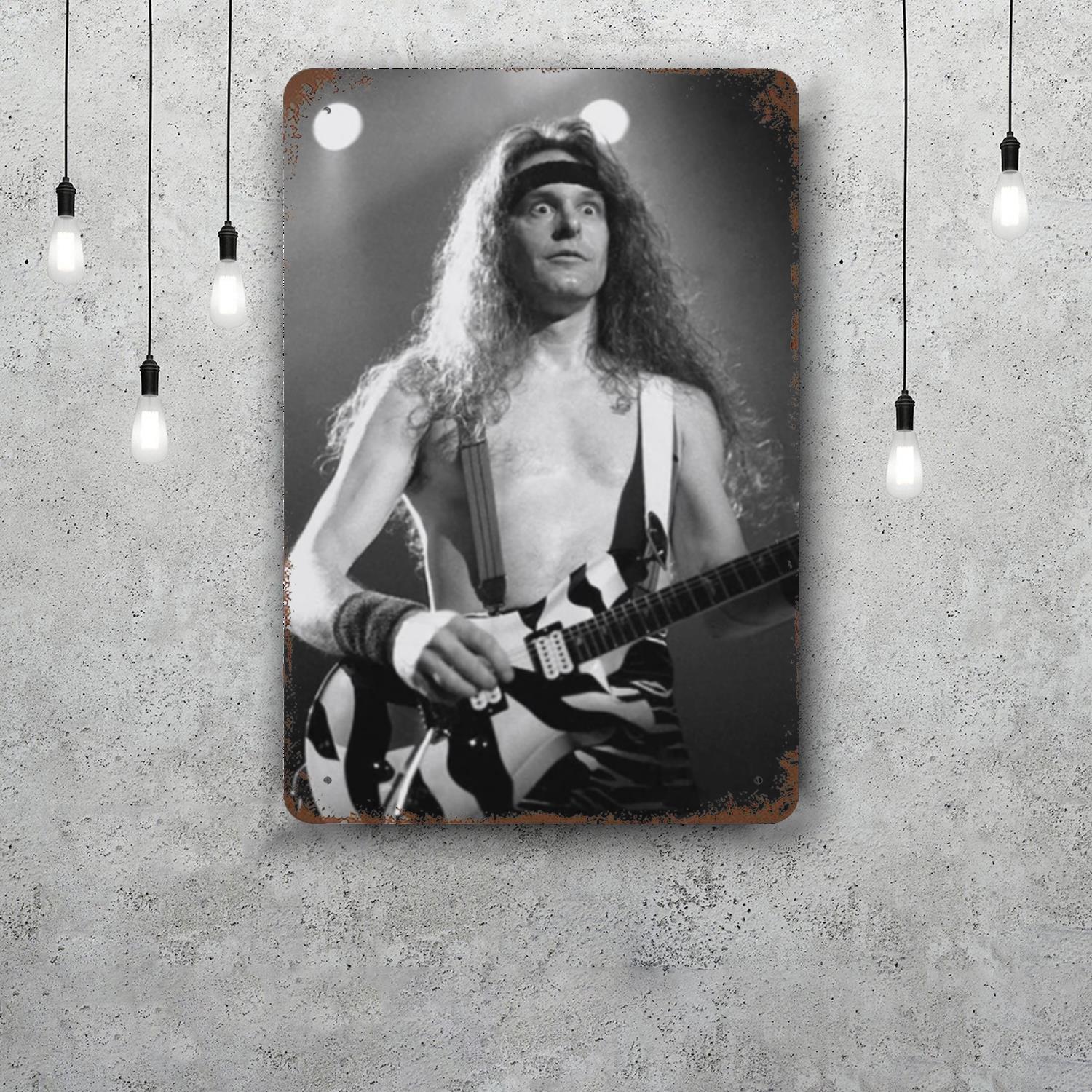 

Ted Nugent Classic Poster Rusty Metal Plaque Retro Decorative Plate Bar Man Cave Garage Club Metal Sign Wall Decoration 20x30cm（7.8x11.8inch）