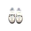 Adidas Originals Samba Slip Resistant Abrasion Resistant Low top Skateboard Shoes Unisex Beige Brown IG1024(Team15-)