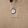 Autumn And Winter New Sweater Stand Up Collar Men'S High-Quality Business Sweater Solid Color Casual Knit Sweater