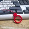 Silicone Colorful Phone Lanyard & Keychain with Anti-Lost Ring