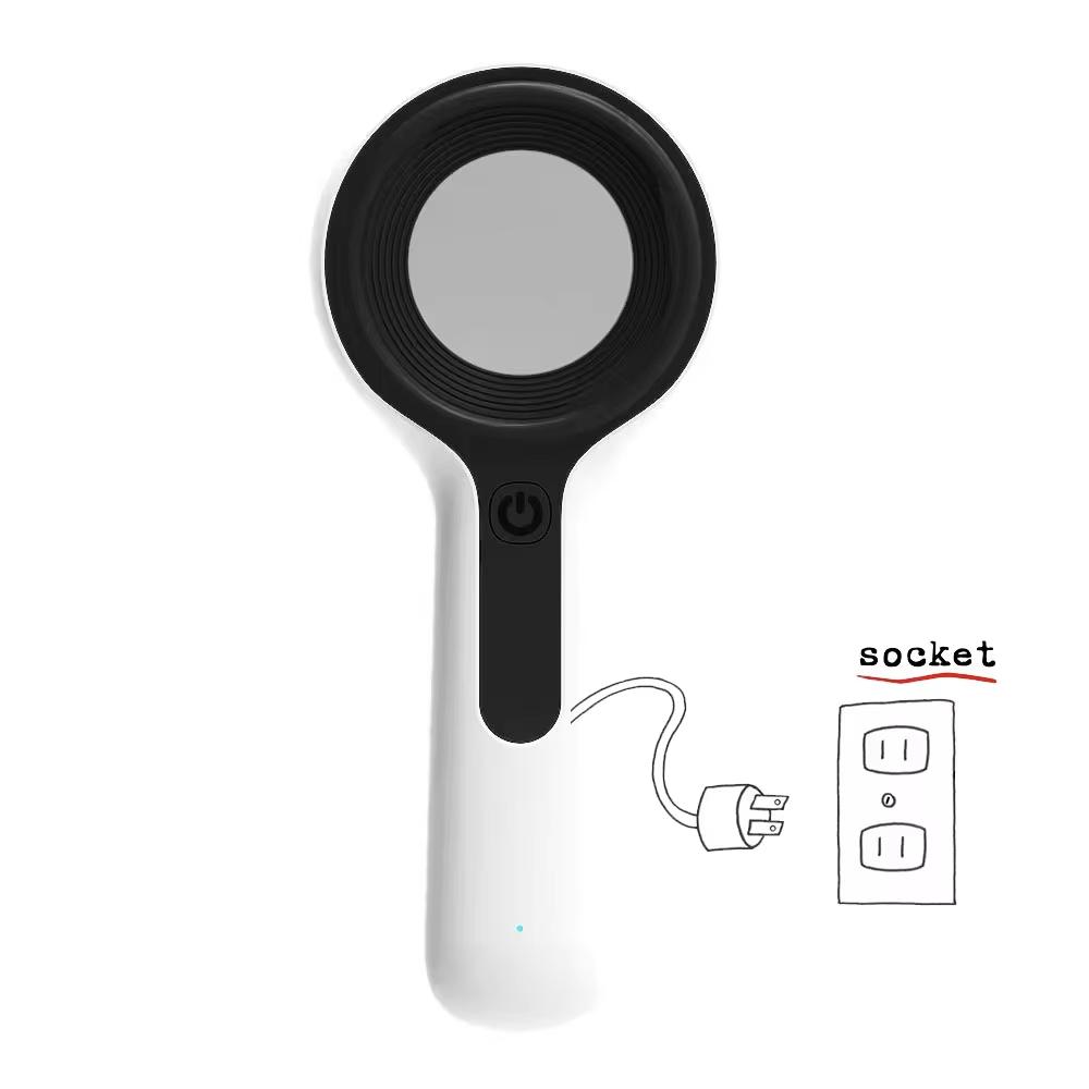 Wood's Lamp Ultraviolet UV Skin Analysis Tool Personal Beauty Care Skin Care Magnifying Analyzer for Daily Beauty Use
