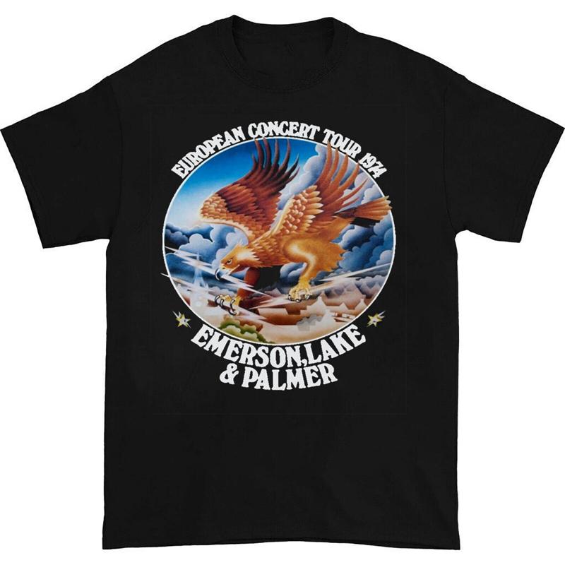 

Emerson Lake Palmer Band Concert Tour 1974 All Size T Shirt S4514 5XL різнокольоровий