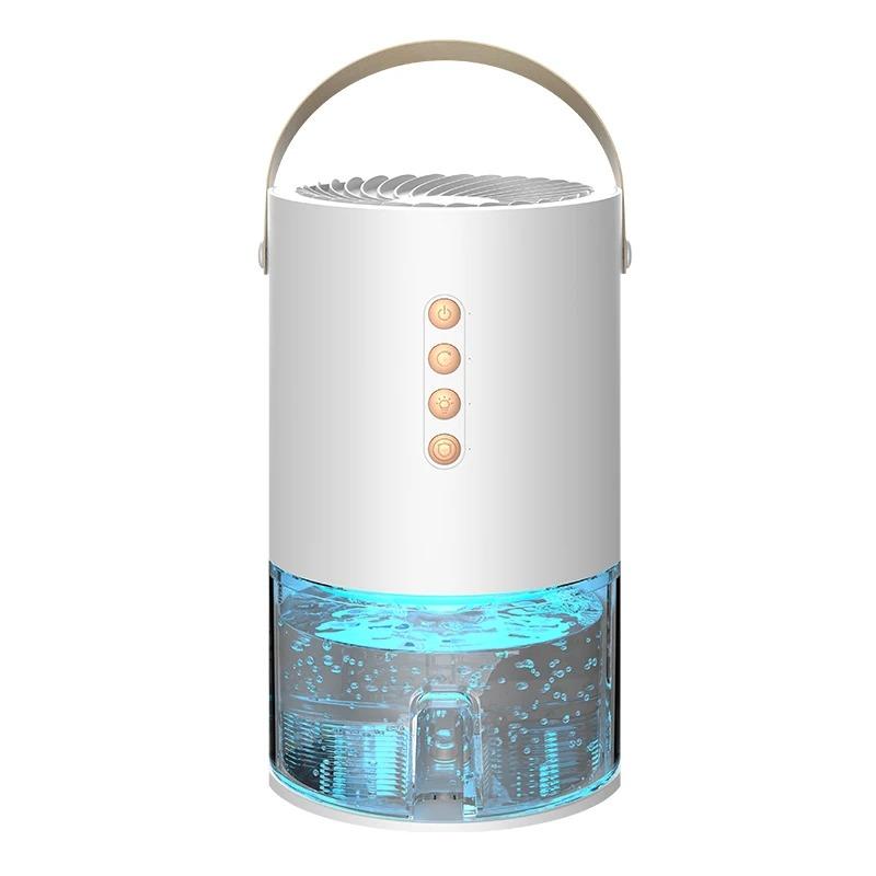 1000 ml Negativ-Ionen-Luftentfeuchter Schimmelbekämpfung Feuchtigkeitskontrolle Tragbar Energieeffizient Home Office Leiser Betrieb Einfach zu bedienen