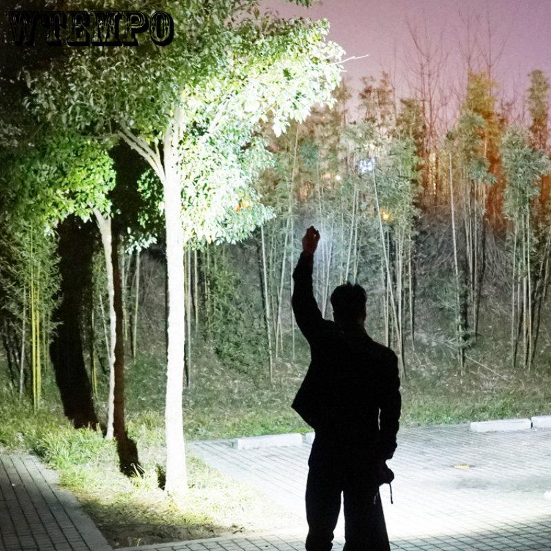 P50 Strong Light Flashlight LED Distant Light Multi-functional Telescopic Outdoor USB Rechargeable Lighting Flashlight