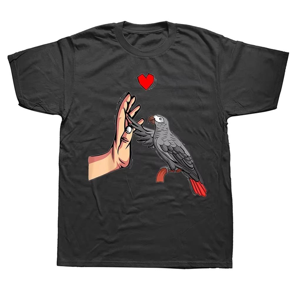 Papoušek kakadu Andulka Milovník Dárky Tričko Mám prostě moc rád ptáky Trička Letní Grafické Streetwear Krátký rukáv
