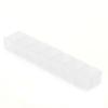 Divide Storage Box 7-Grid Watercolor Palette Jewelry Travel Repacking Plastic ContainerWhite