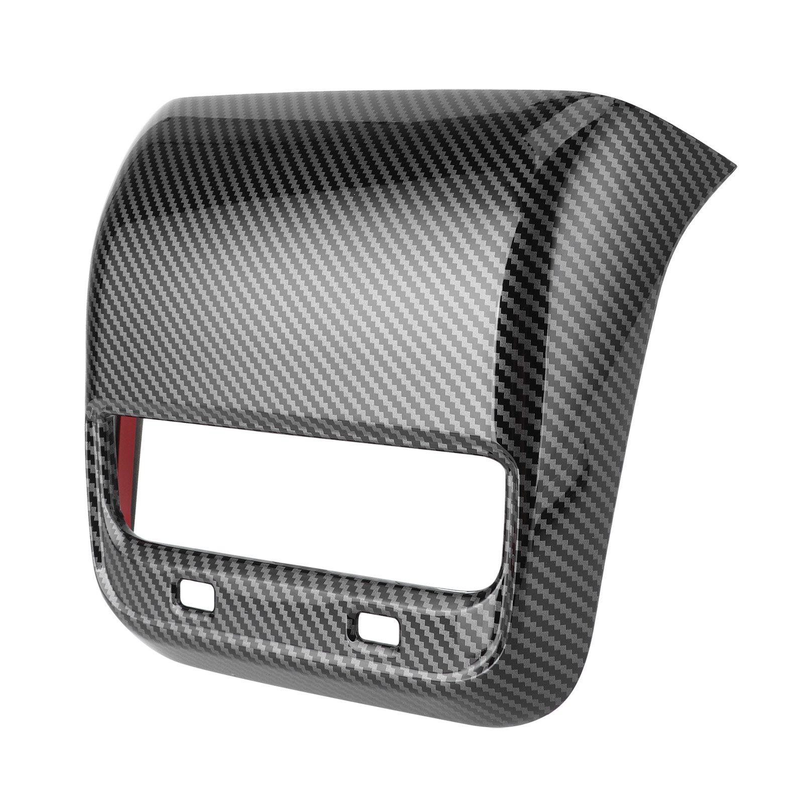 

Carbon Fiber Style Rear Air Conditioner Vent Outlet Trim Decoration Fit for Tesla Model 3 20192021
