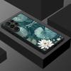Magnetic Flower Pattern Phone Case For Samsung Galaxy S26 S23 S24 Ultra S25 FE S22 Plus S25 Edge For Magsafe Matte Hard PC Cover
