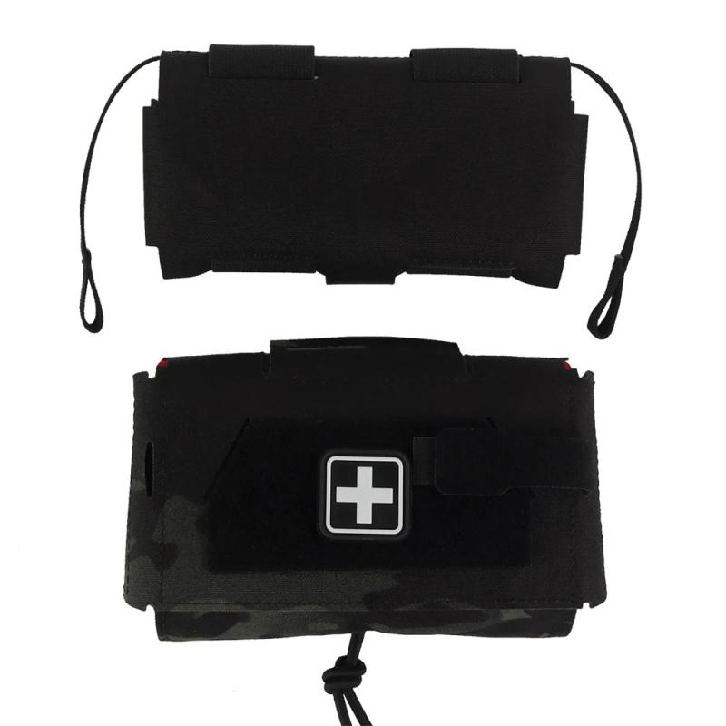 Compact V3 GEN3 Trauma Pouch, Camo MD2 IFAK Tactical First Aid Bag, Medical Utility Pouch For Hunting Vest Plate Carrier Waist Belt Gear