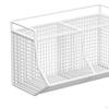 Cabinet Storage Basket, Ginger Garlic Holder, Spice Rack, Hanging Wire Kitchen Organizer for