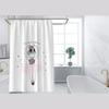 Bathroom Thickened Waterproof Curtain Mildew Proof Shower Curtain Shower Partition Curtain Shower Curtain Bathroom Curtain Free Perforation