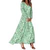 Women's Summer Dresses Casual Long Sleeve Maxi Dresses Cute Floral Maxi Dresses Wedding Guest Dresses Flowing Dresses