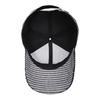 Women's Autumn Winter Houndstooth Rhinestone M Letter Baseball Cap Wool Warm Peaks Cap