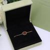 Ladybug Bracelet Four-leaf Clover Five-flower Bracelet Women's High-grade Personalized Version VCA Bracelet V Gold