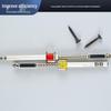 Jelly Universal Magnetic Sleeve: Strong Magnetizer/Demagnetizer with Impact-Resistant Hex Handle for Screwdriver Bits.