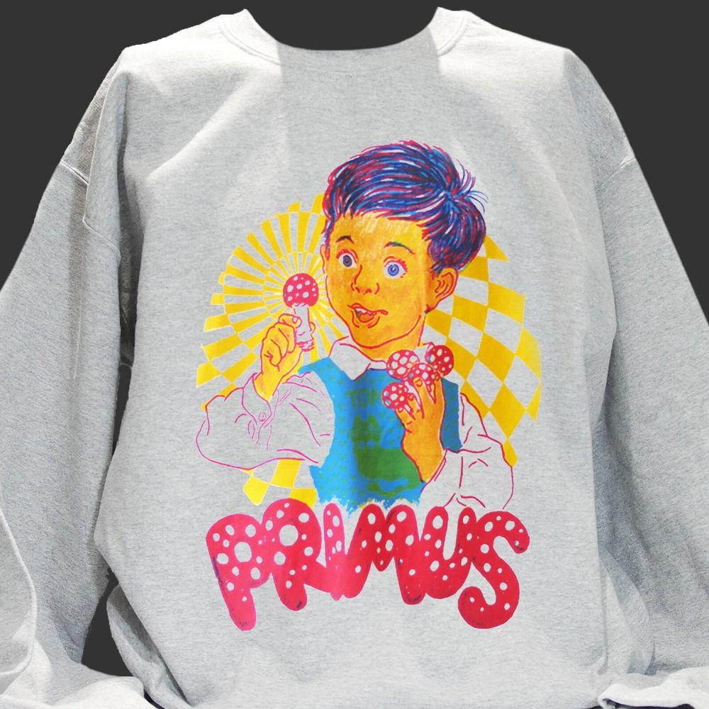 

Primus Metal Punk Rock Sweatshirt Jumper Unisex Grey S-3XL 3XL