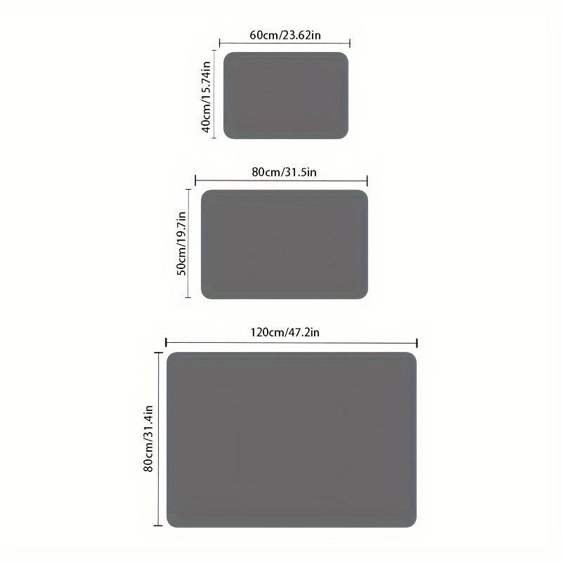 2D Flat-1pc Colorful Doorway Floor Mats , Suitable for entrance, kitchen, living room, rectangular carpet decoration.