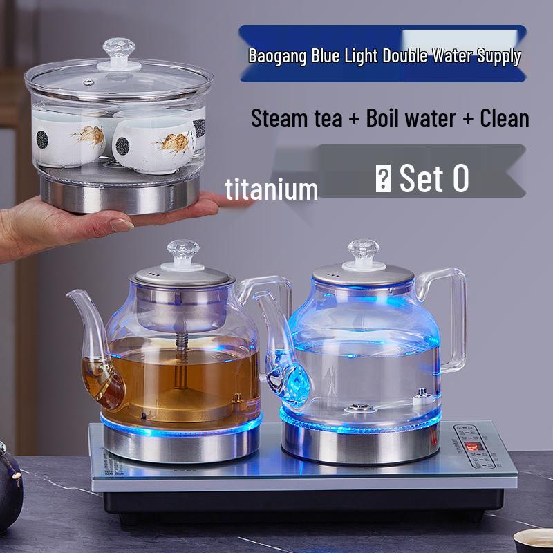 Automatic Titanium Kettle Tea Set with Electric Pump and Stove