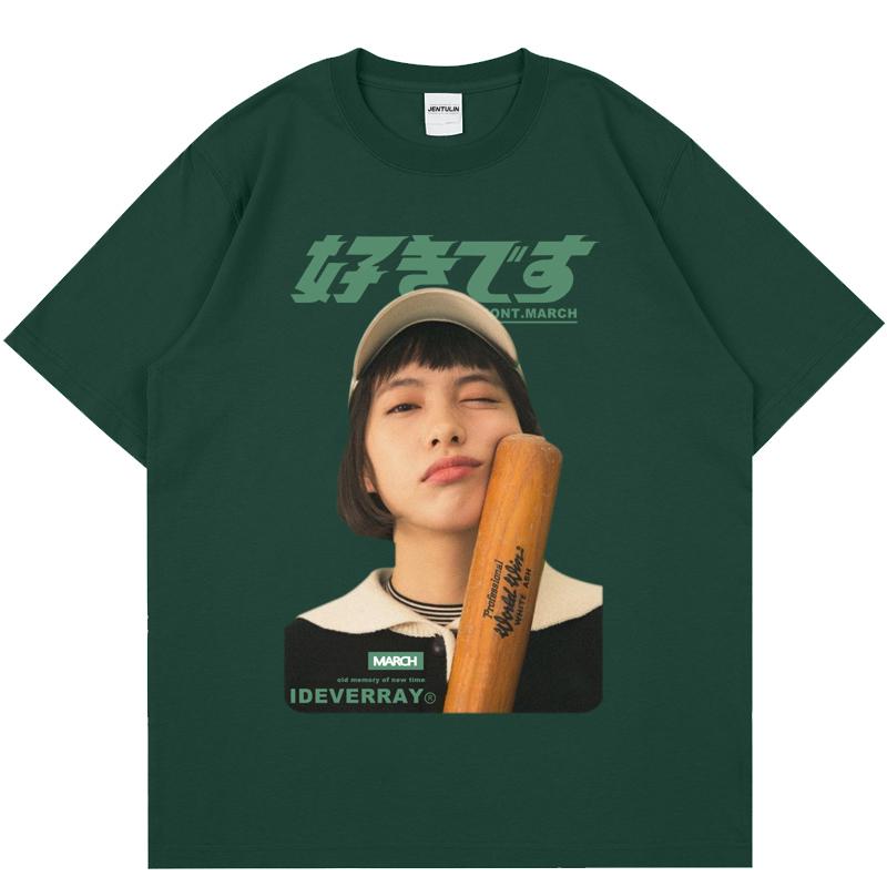 

Gothic Streetwear Harajuku T Shirt Girl Japanese Kanji Print Tshirt 2023 Summer Men Clothes Short Sleeve Cotton Oversize TShirt S