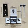 4Pcs Solar Panel Rotatable Elevation With Angle Bracket Roof Mounting Attachment Solar Panel Brackets Tilt Mounting Rail Support