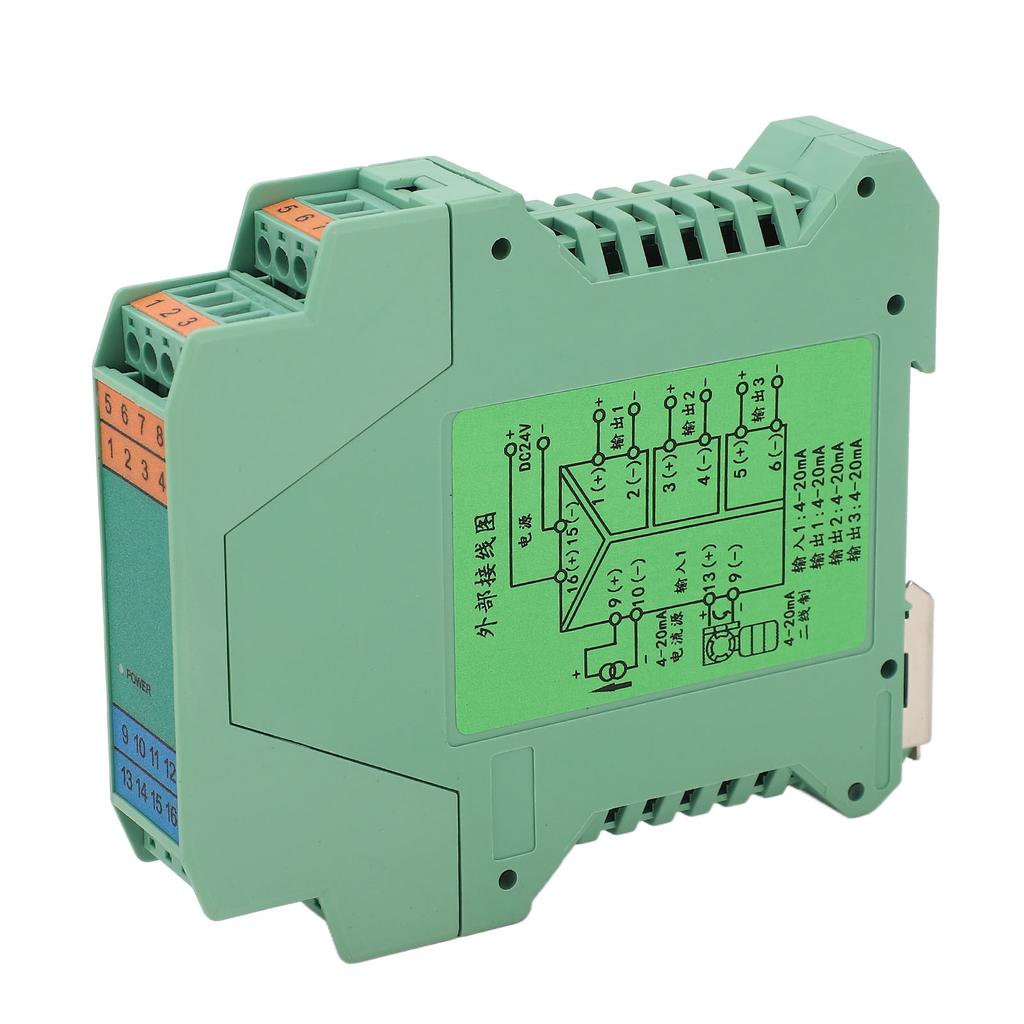 DC Signal Isolator 4 To 20mA 1 In 3 Out Strong Anti Interference Current Signal Isolator Transmitter