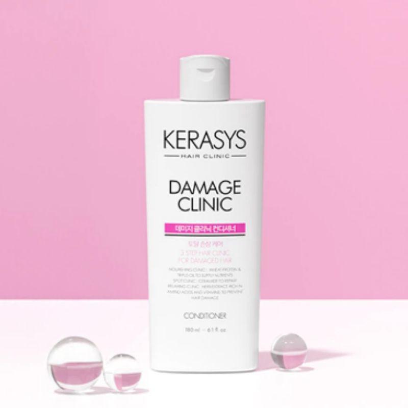 Kerasys Damage Clinic Conditioner 180ml – Intensive Repair Conditioner for Dry & Damaged Hair