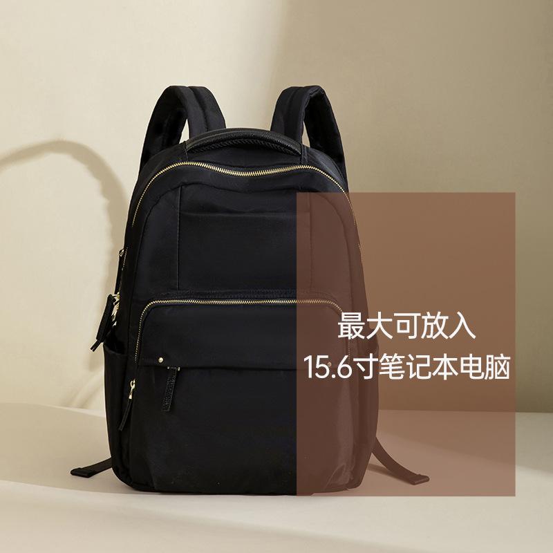 2026 New Style Simple Canvas Backpack for Women Large Capacity Travel Laptop Bag Student Bookbag Versatile