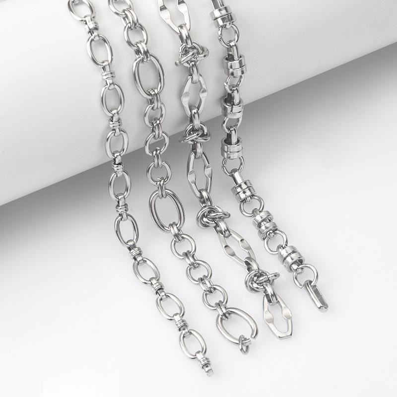 Handmade Stainless Steel O-Chain Necklace/Bracelet Twist Chain Accessories