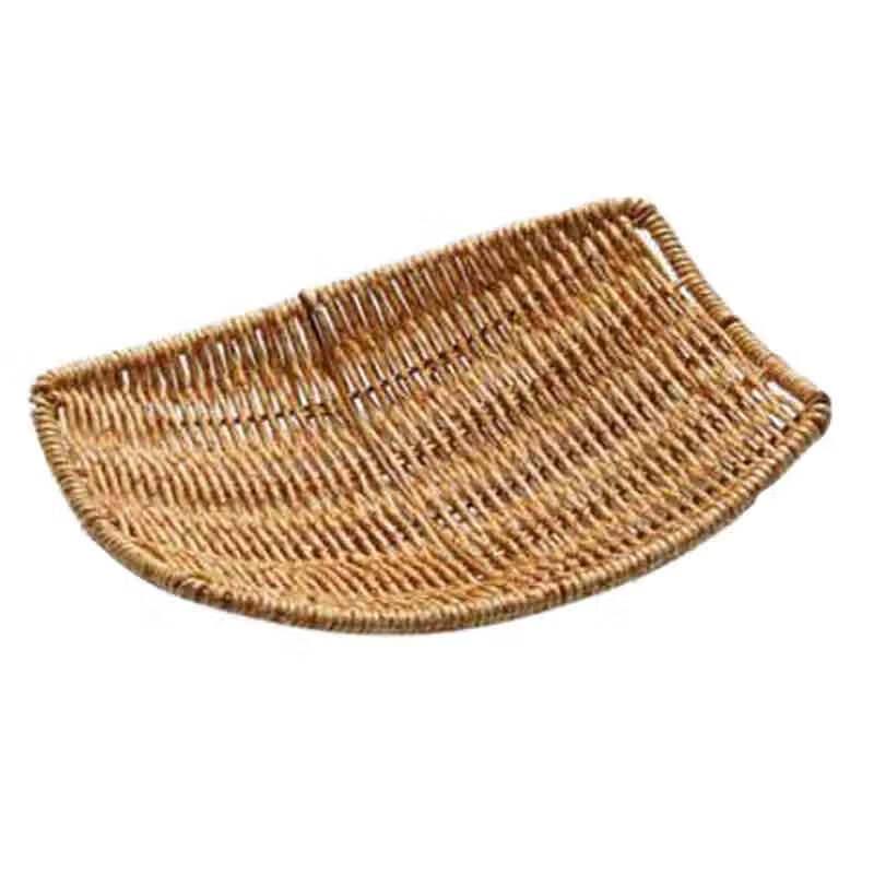 Imitation Rattan Snack Basket