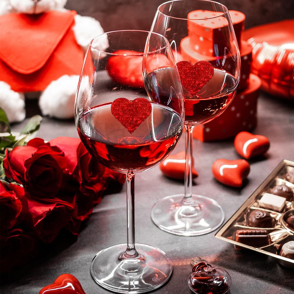 500Pcs Red Pink Heart Stickers for Valentines Day Wedding Gift Packing Bag Packaging Labels Love Scrapbooking Diy Stickers