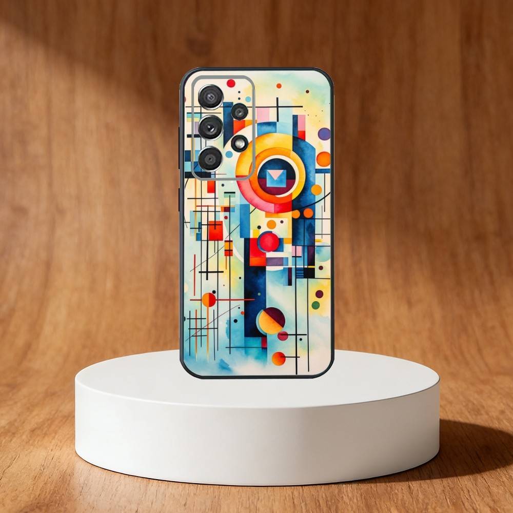 W-Wassily K-Kandinsky Art Phone Case For Samsung S25,S24,S21,S22,S23,S30,Ultra,S20,Plus,Fe,Note,10,9,5G Black Cover
