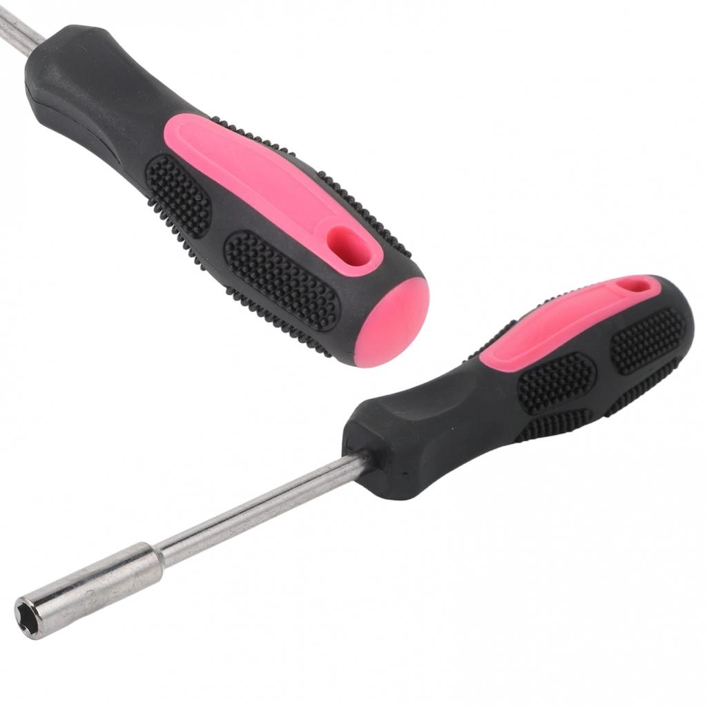 Red Magnetic Bit Holder Screwdriver Spinner Handle with Magnetic Link Bit
