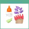Nail Art Tool Set With Plastic Removal Clips For Diy Manicure And Pedicure Sessions