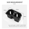 For Toyota Sequoia 2024 2025 Cup Holder Storage Tray Shock-Absorbing Central Armrest Cup Box TPE Tidying