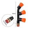 1/2"1/4" Garden High Pressure Atomizing Adjustable Nozzle With Threaded Single/Dual/Triple Nozzle Irrigation Pesticide Sprinkler