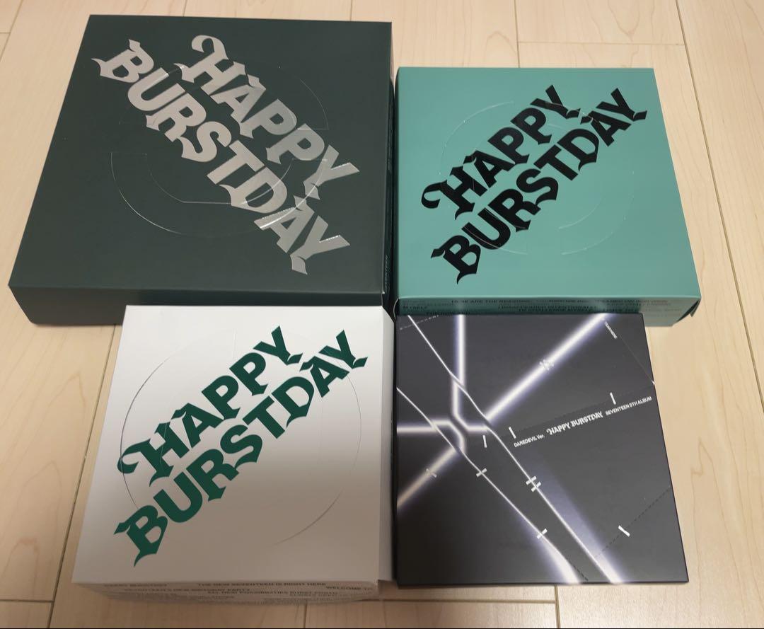 

[USED] SEVENTEEN HAPPY BURSTDAY 4-Piece Set
