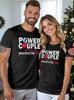 Valentine's Day Couples Matching T-Shirts Casual Short Sleeve Crew Neck T Shirt For Men Women New In Couple Elements Print Tees