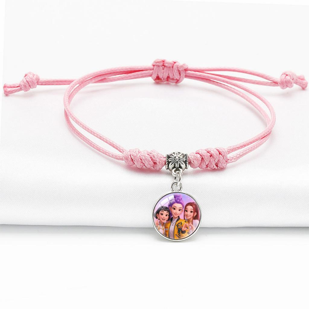 Vajra Weaving Knot Bracelet With Multi-Color Adjustable Pendant